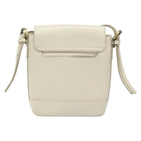 Burberry Flap Shoulder Bag Leather White Leather Shoulder Bag Bag (Authentic Pre-Loved)
