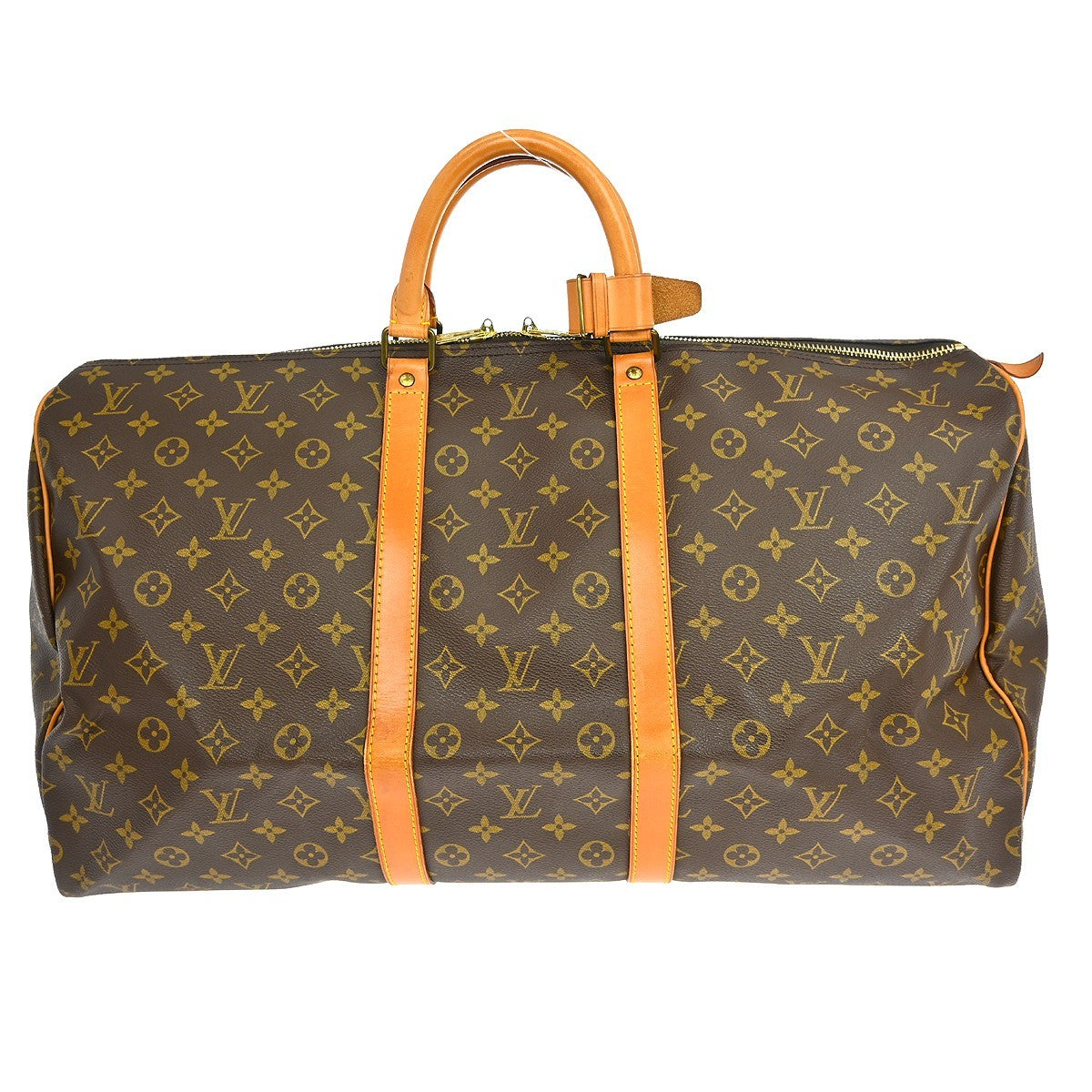 Louis Vuitton Louis Vuitton Keepall Bag Monogram Canvas Brown Canvas Travel Bag Bag (Pre-Loved)