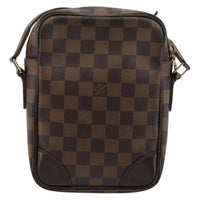 Louis Vuitton Amazone Bag Damier Brown Canvas Shoulder Bag Bag (Authentic Pre-Loved)
