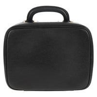 Chanel Chanel Vintage Timeless Zip Around Vanity Case Caviar Black Leather Clutche & Pouche Bag (Pre-Loved)