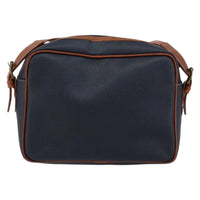 Burberry Vintage Shoulder Bag Leather Navy Leather Shoulder Bag Bag (Authentic Pre-Loved)
