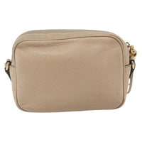 Gucci Soho Disco Crossbody Bag Leather Beige Leather Shoulder Bag Bag (Authentic Pre-Loved)