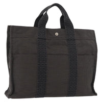 Hermes Fourre-Tout Herline Canvas Gray Canvas Tote Bag Bag (Authentic Pre-Loved)