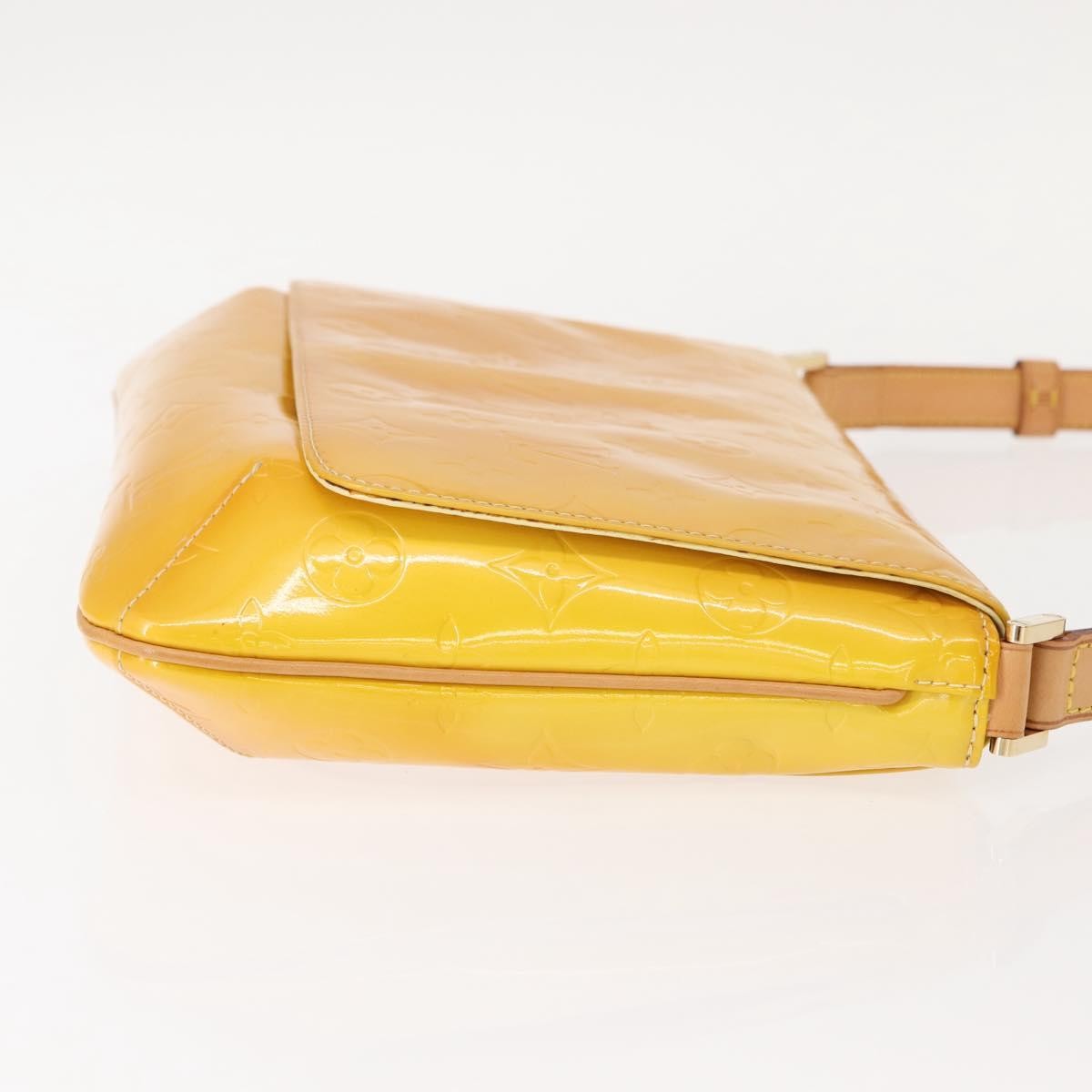 Louis Vuitton Thompson Street Handbag Monogram Vernis Yellow Patent_Leather Shoulder Bag Bag (Authentic Pre-Loved)