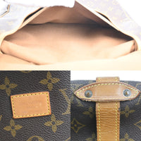 Louis Vuitton Saumur Handbag Monogram Canvas Brown Canvas Shoulder Bag Bag (Pre-Loved)