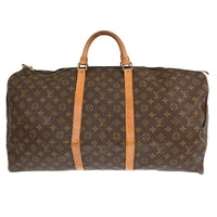 Louis Vuitton Louis Vuitton Keepall Bag Monogram Canvas Brown Canvas Travel Bag Bag (Authentic Pre-Loved)