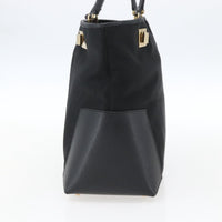 Salvatore Ferragamo Tote Bag Canvas Black Canvas Tote Bag Bag (Authentic Pre-Loved)