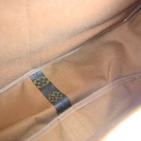 Louis Vuitton Saumur Handbag Monogram Canvas Brown Canvas Travel Bag Bag (Authentic Pre-Loved)