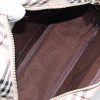 Burberry Nova Check Blue Label Nylon Beige Nylon Shoulder Bag Bag (Authentic Pre-Loved)
