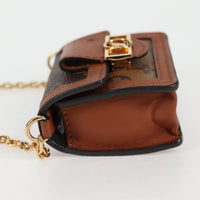 Louis Vuitton Dauphine Shoulder Bag Reverse Monogram Canvas Brown Canvas Clutche & Pouche Bag (Authentic Pre-Loved)