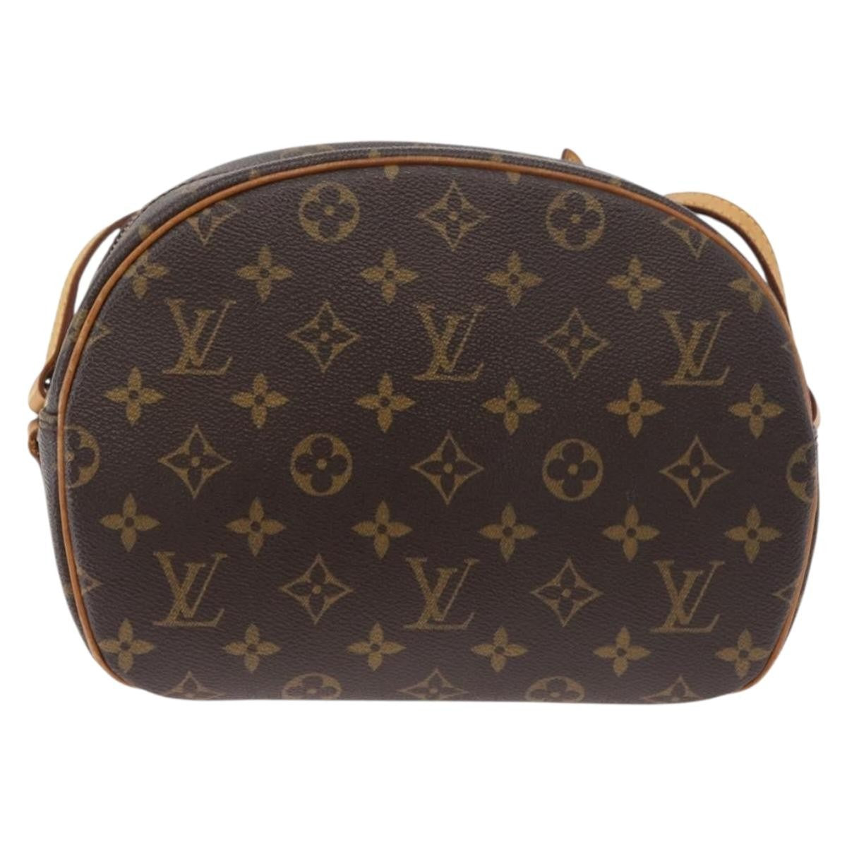 Louis Vuitton Blois Handbag Monogram Canvas Brown Canvas Shoulder Bag Bag (Authentic Pre-Loved)