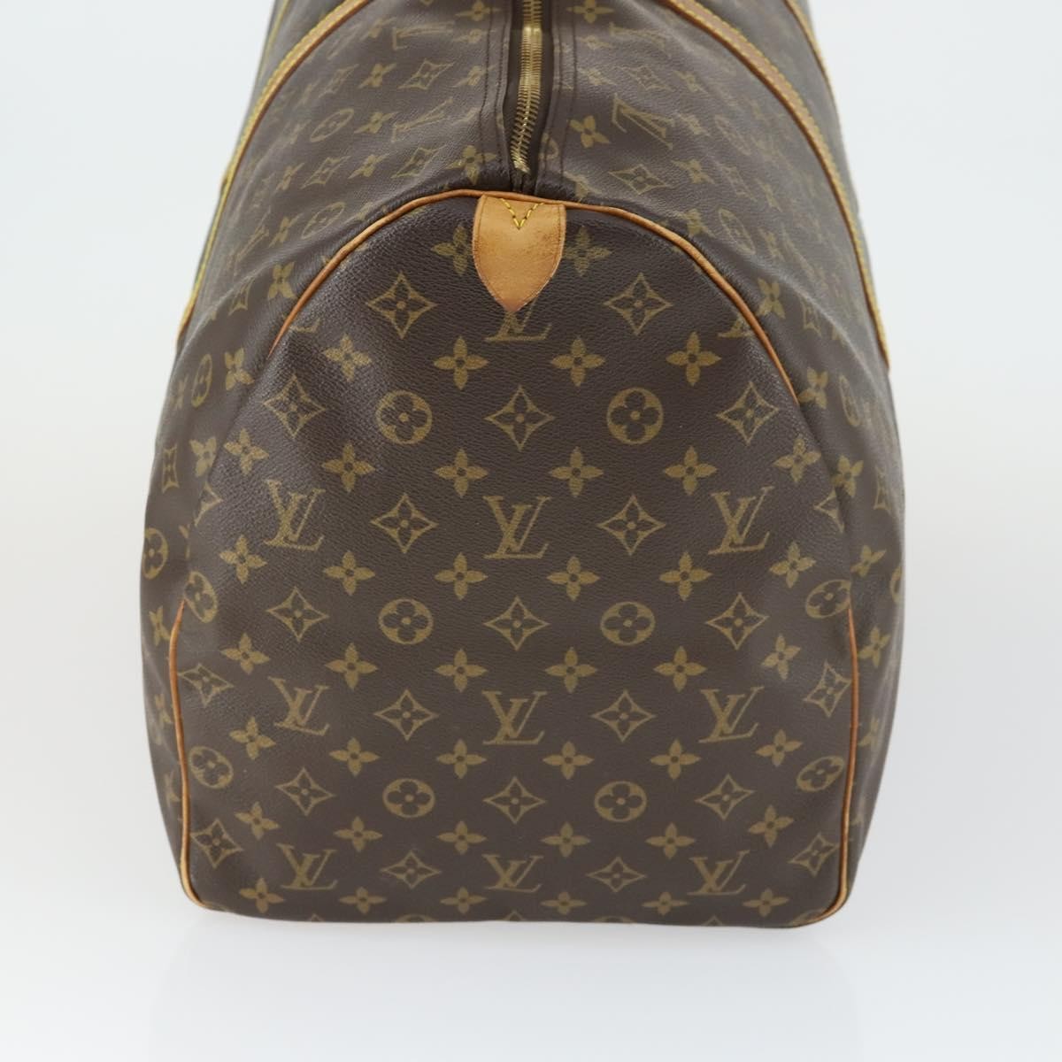Louis Vuitton Keepall Bag Monogram Canvas Brown Canvas Travel Bag Bag (Authentic Pre-Loved)