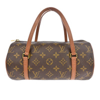Louis Vuitton Papillon Handbag Monogram Canvas Brown Canvas Handbag (Pre-Loved)