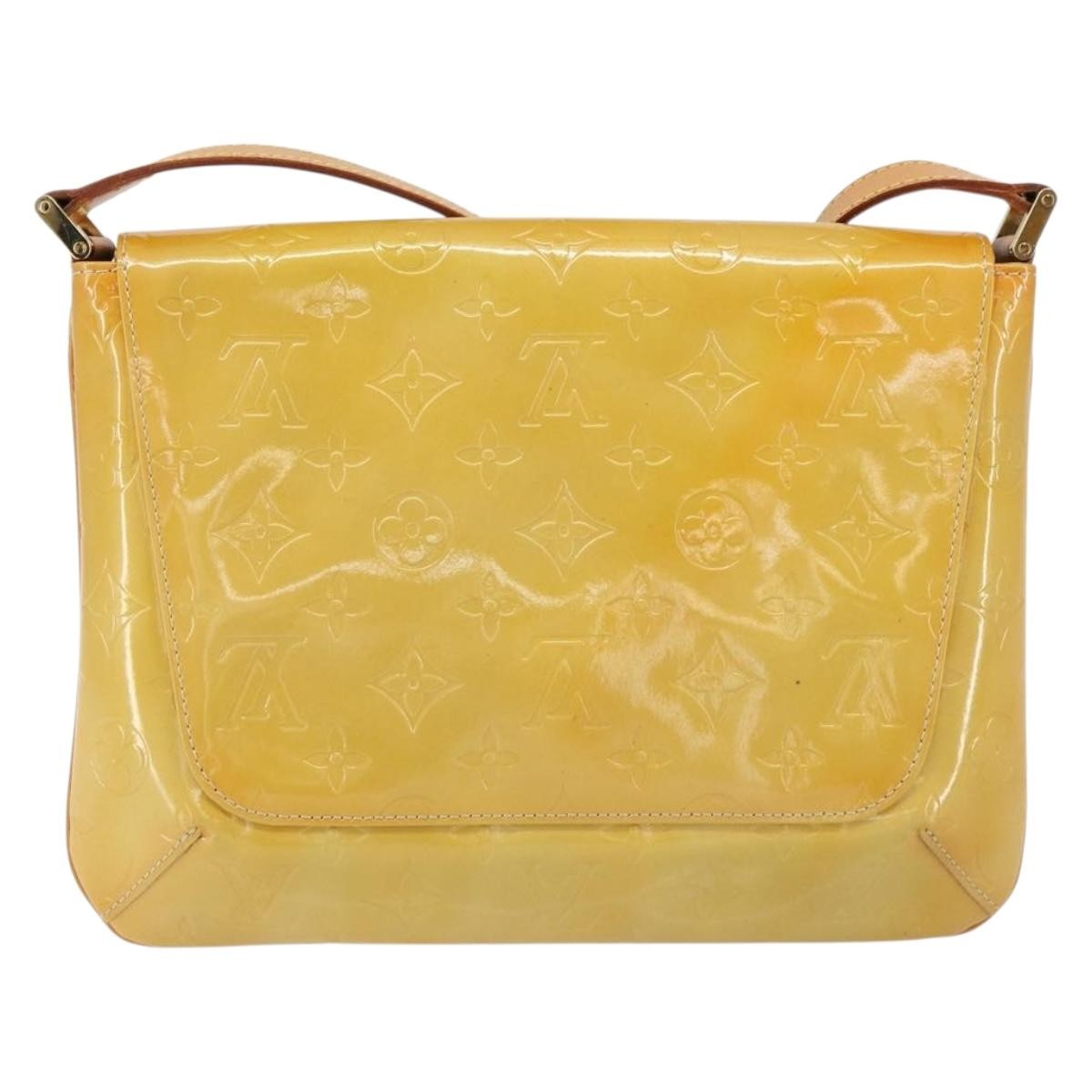 Louis Vuitton Thompson Street Handbag Monogram Vernis Beige Patent_Leather Shoulder Bag Bag (Pre-Loved)