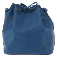 Louis Vuitton Petit Noe Nm Handbag Epi Leather Blue Leather Shoulder Bag Bag (Authentic Pre-Loved)