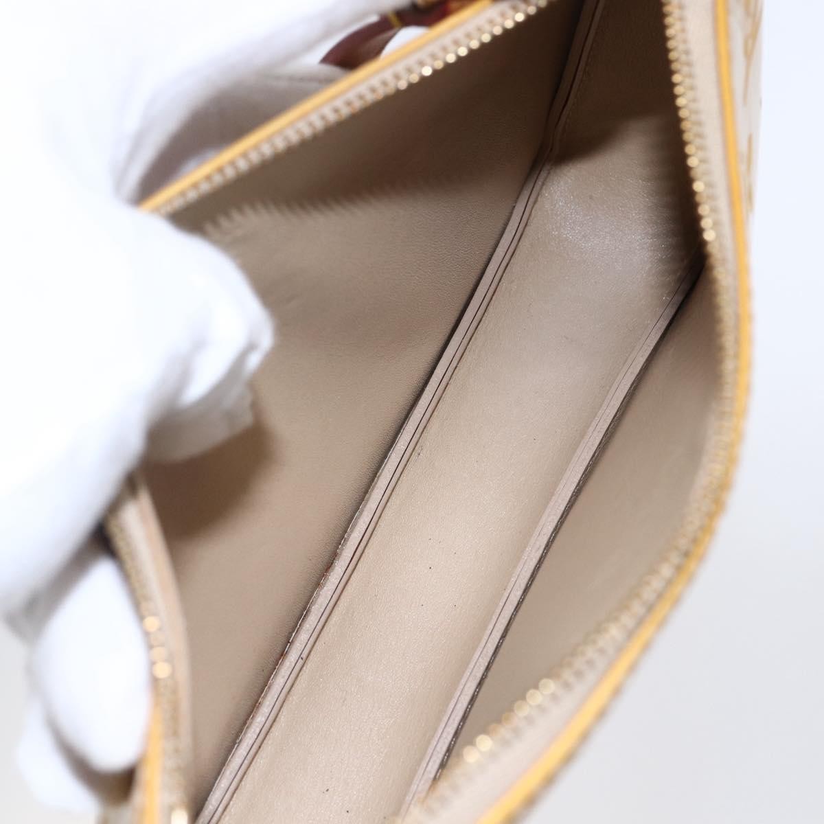 Louis Vuitton Lexington Pochette Monogram Vernis Beige Patent_Leather Clutche & Pouche Bag (Authentic Pre-Loved)