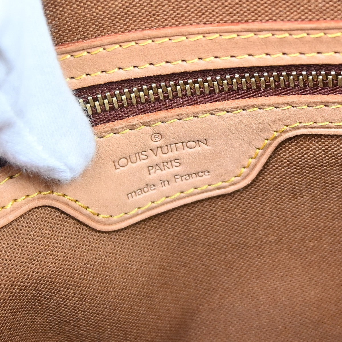 Louis Vuitton Cabas Piano Monogram Canvas Brown Canvas Tote Bag Bag (Pre-Loved)