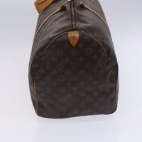 Louis Vuitton Keepall Bag Monogram Canvas Brown Canvas Travel Bag Bag (Authentic Pre-Loved)