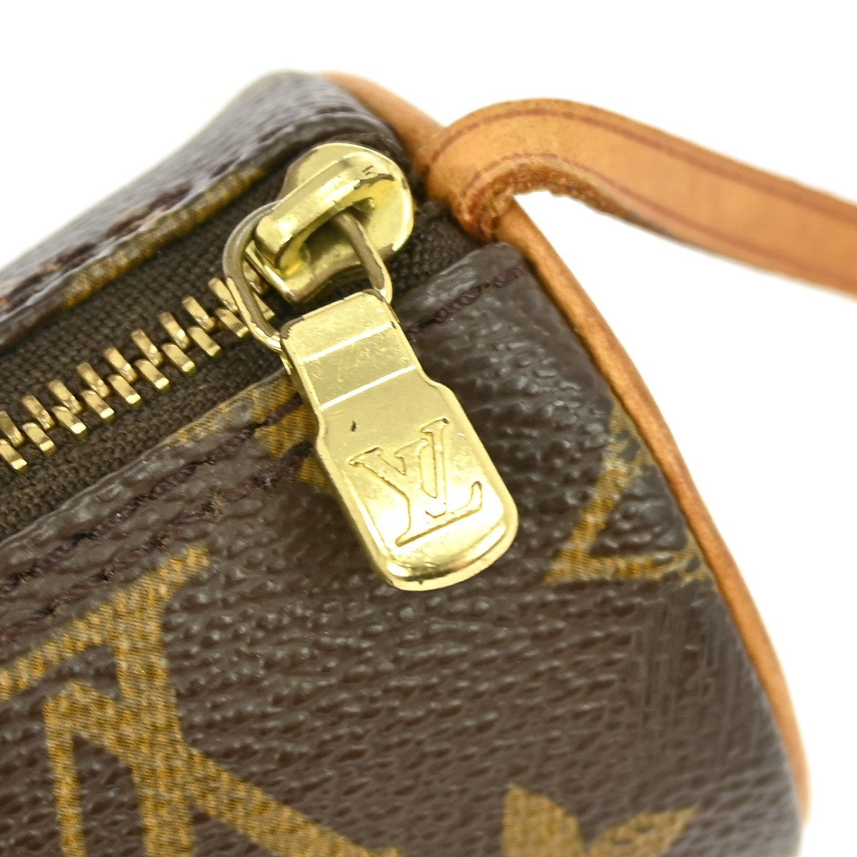 Louis Vuitton Papillon Pochette Monogram Canvas Brown Canvas Clutche & Pouche Bag (Authentic Pre-Loved)