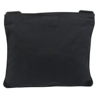 Prada Front Pocket Messenger Bag Tessuto Black Nylon Shoulder Bag Bag (Authentic Pre-Loved)