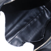 Chanel Vintage Toiletry Pouch Leather Black Patent_Leather Clutche & Pouche Bag (Authentic Pre-Loved)
