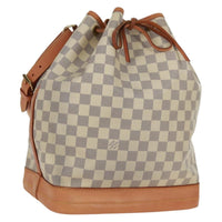 Louis Vuitton Noe Handbag Damier Beige Canvas Shoulder Bag Bag (Pre-Loved)