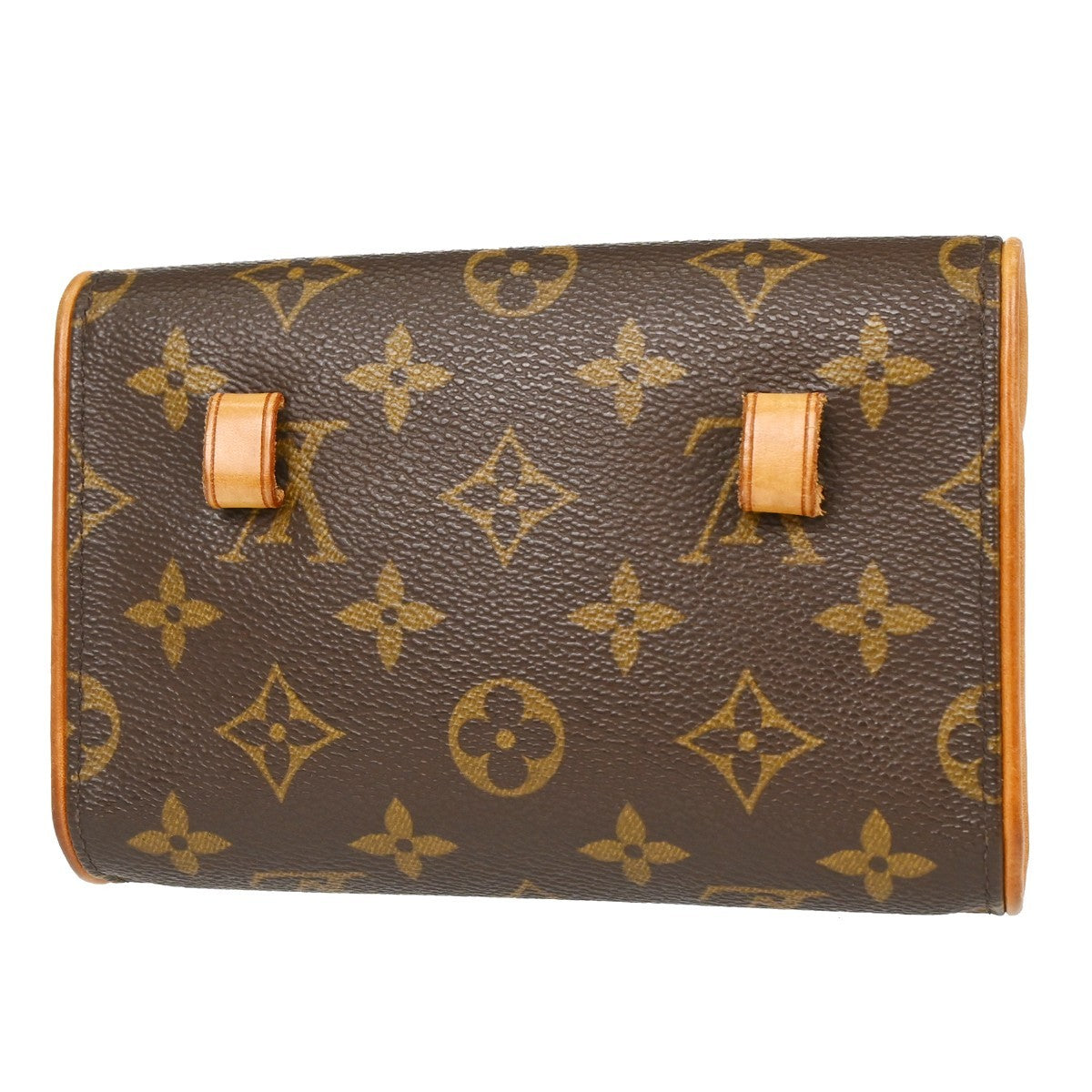 Louis Vuitton Florentine Pochette Monogram Canvas Brown Canvas Clutche & Pouche Bag (Authentic Pre-Loved)