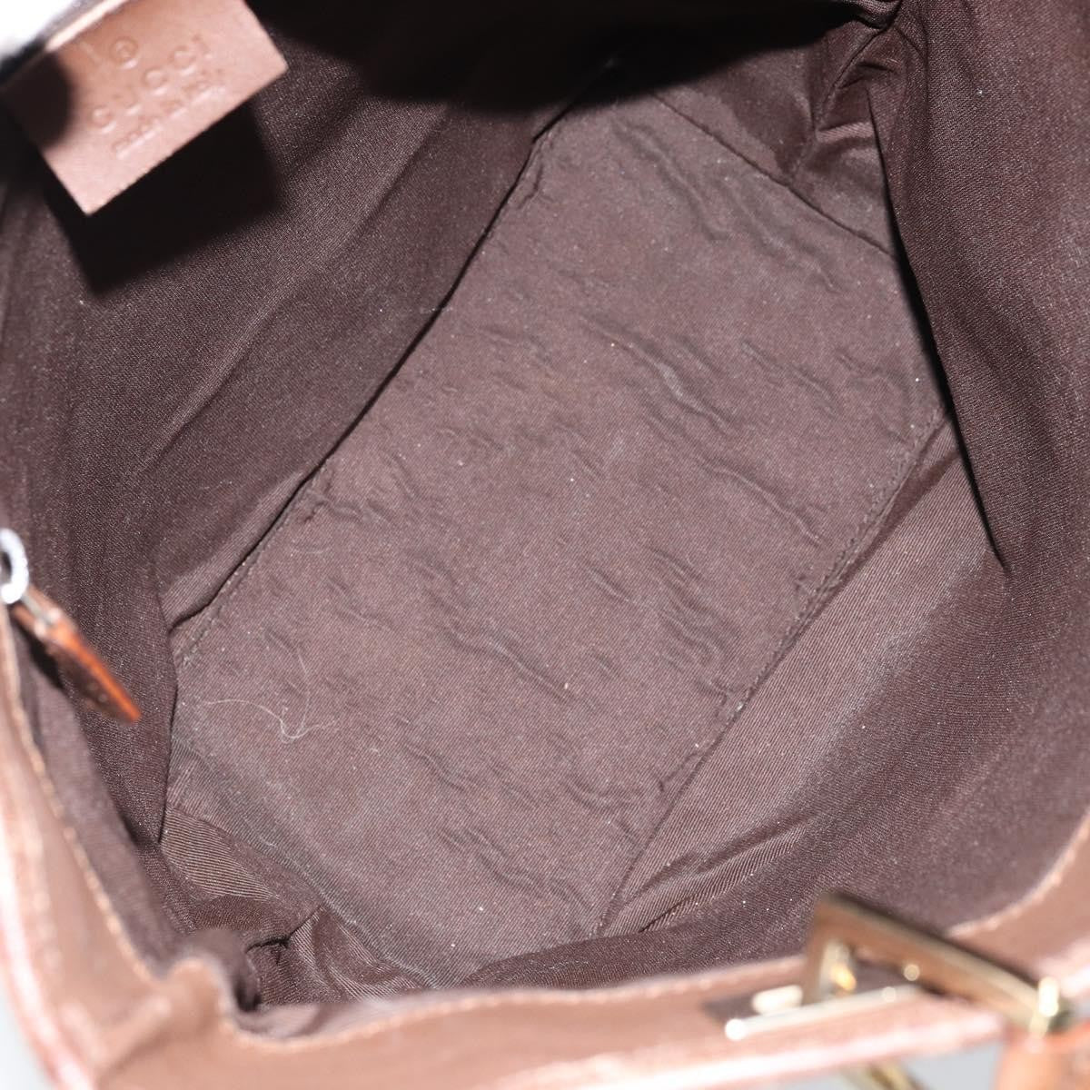 Gucci Vintage Bucket Shopping Tote Gg Canvas Brown Canvas Tote Bag Bag (Authentic Pre-Loved)