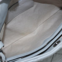 Chanel Just Mademoiselle Bag Quilted Leather Gray Leather Shoulder Bag Bag (Authentic Pre-Loved)