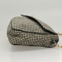Chanel Vintage Front Pocket Camera Bag Canvas White Canvas Shoulder Bag Bag (Authentic Pre-Loved)