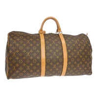 Louis Vuitton Louis Vuitton Keepall Bag Monogram Canvas Brown Canvas Travel Bag Bag (Pre-Loved)
