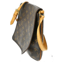 Louis Vuitton Musette Handbag Monogram Canvas Brown Canvas Shoulder Bag Bag (Authentic Pre-Loved)