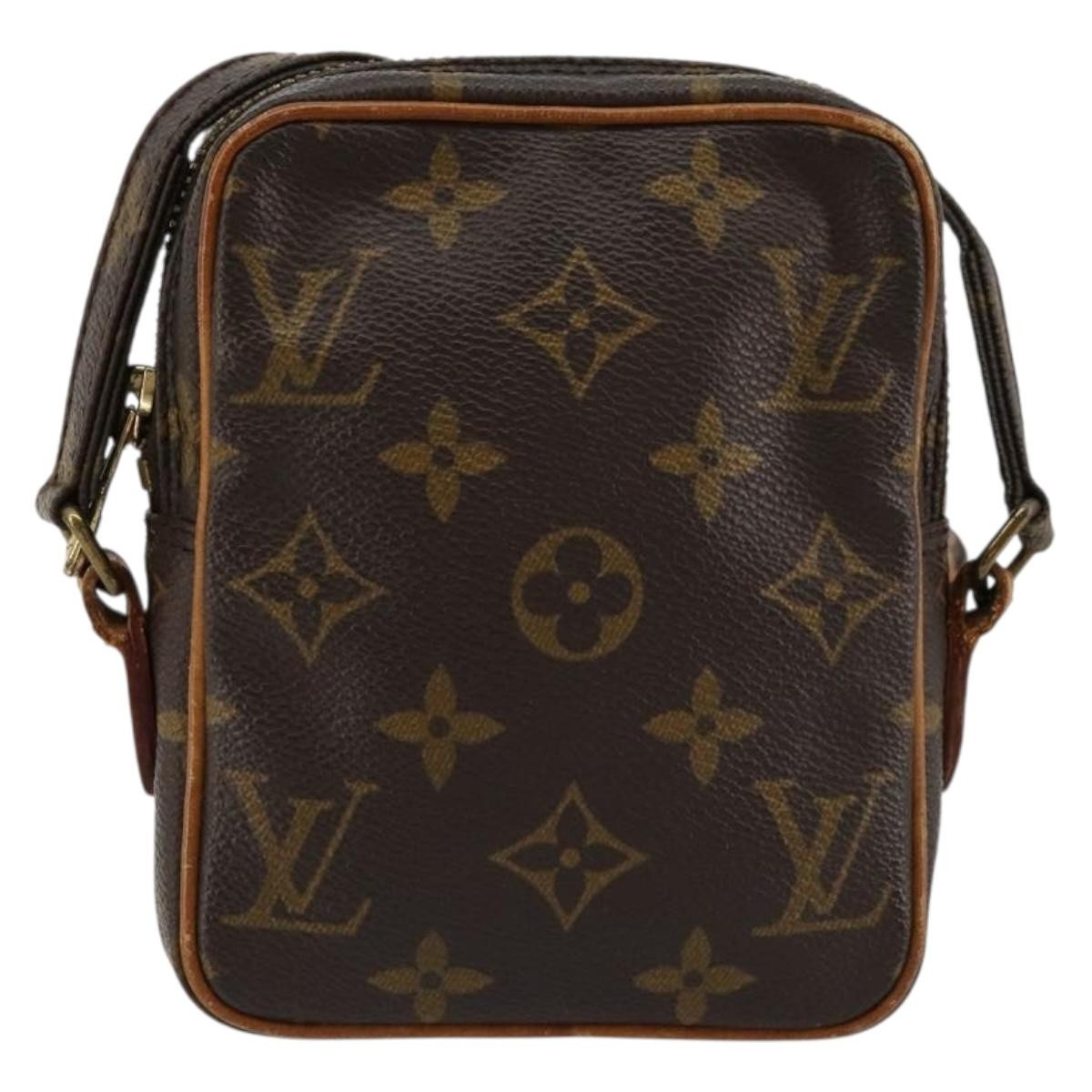 Louis Vuitton Danube Handbag Monogram Canvas Brown Canvas Shoulder Bag Bag (Pre-Loved)