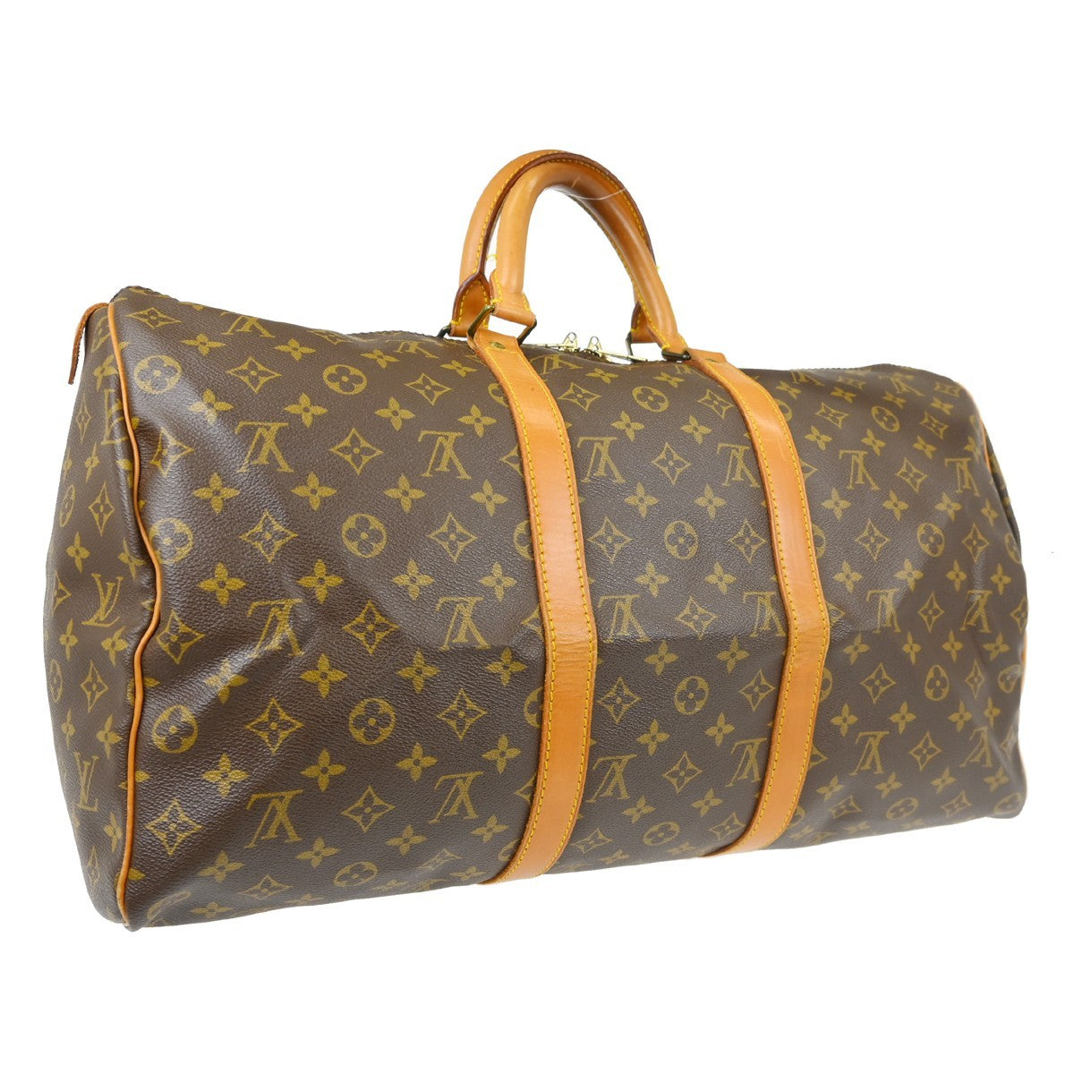 Louis Vuitton Louis Vuitton Keepall Bag Monogram Canvas Brown Canvas Travel Bag Bag (Authentic Pre-Loved)