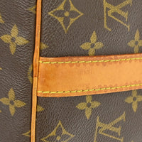 Louis Vuitton Keepall Bandouliere Bag Monogram Canvas Brown Canvas Travel Bag Bag (Pre-Loved)