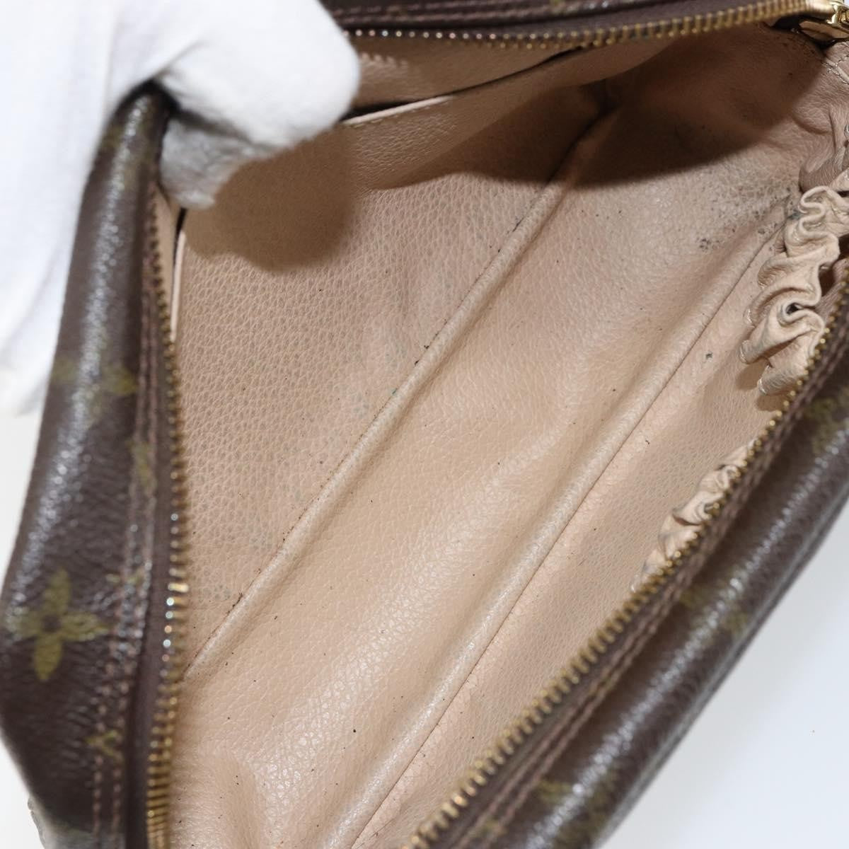 Louis Vuitton Trousse Toiletry Pouch Monogram Canvas Brown Canvas Toiletry Case Accessory (Pre-Loved)