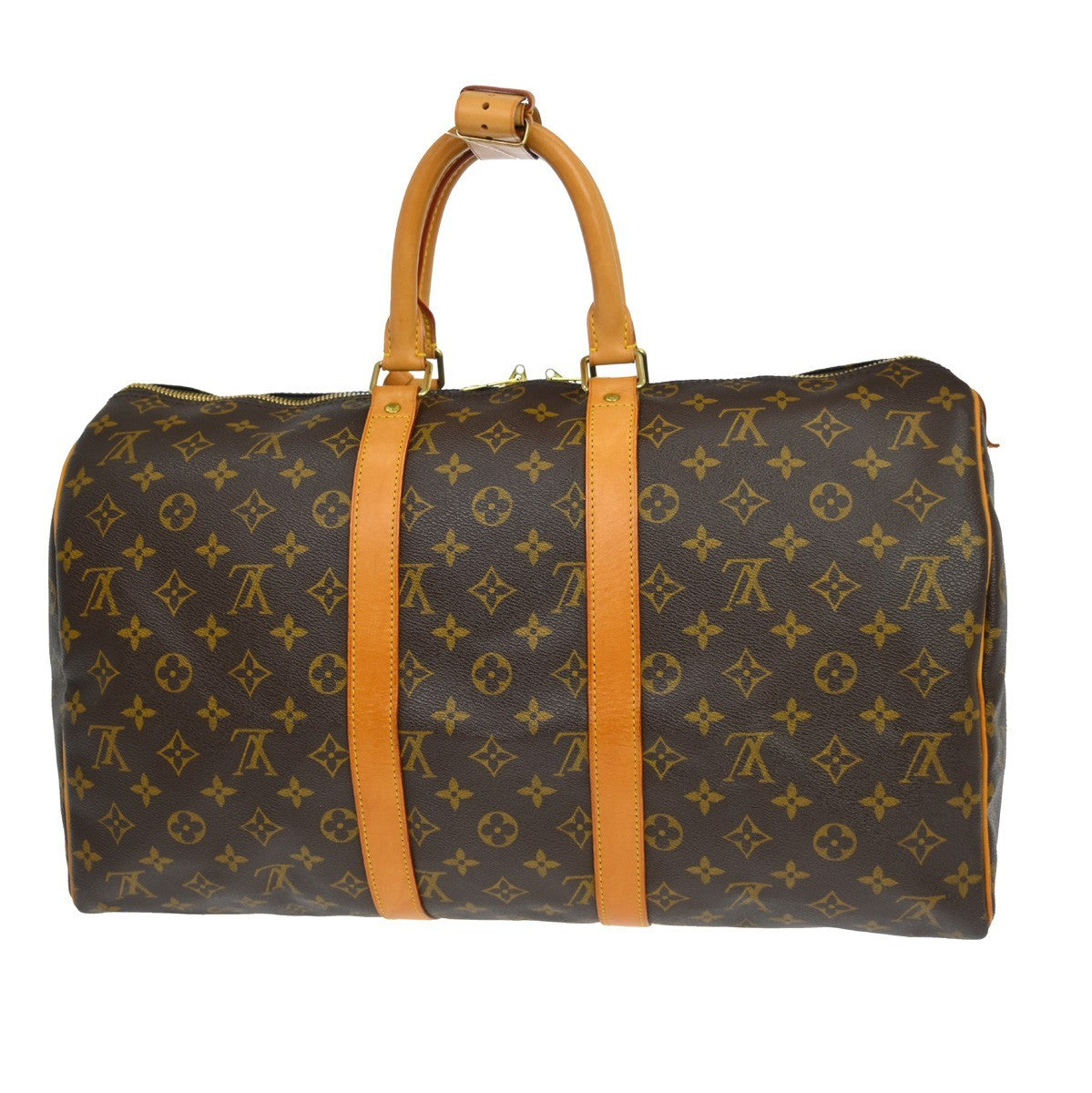 Louis Vuitton Louis Vuitton Keepall Bag Monogram Canvas Brown Canvas Travel Bag Bag (Authentic Pre-Loved)