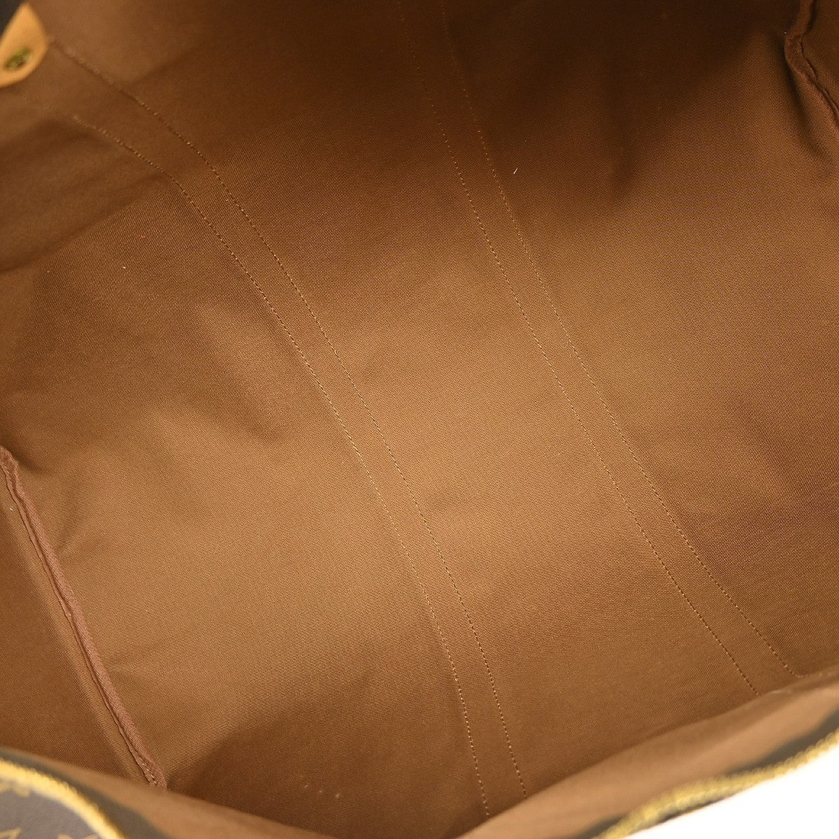 Louis Vuitton Keepall Bag Monogram Canvas Brown Canvas Travel Bag Bag (Pre-Loved)