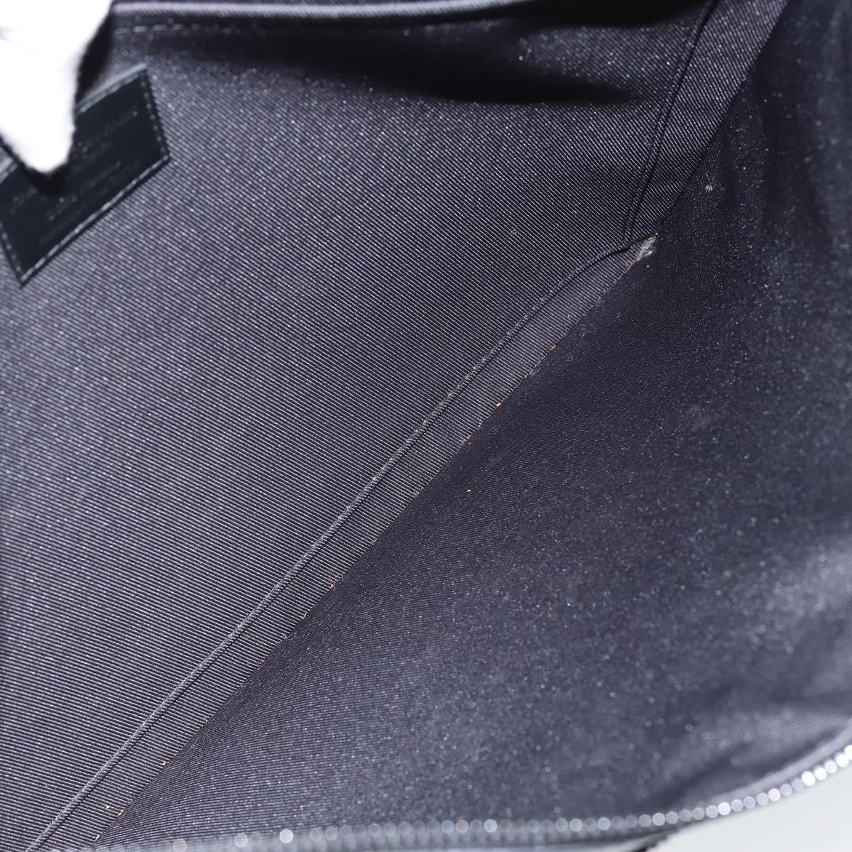 Louis Vuitton Pochette A4 Rainbow Taiga Leather Black Leather Clutche & Pouche Bag (Pre-Loved)