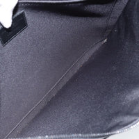 Louis Vuitton Pochette A4 Rainbow Taiga Leather Black Leather Clutche & Pouche Bag (Pre-Loved)