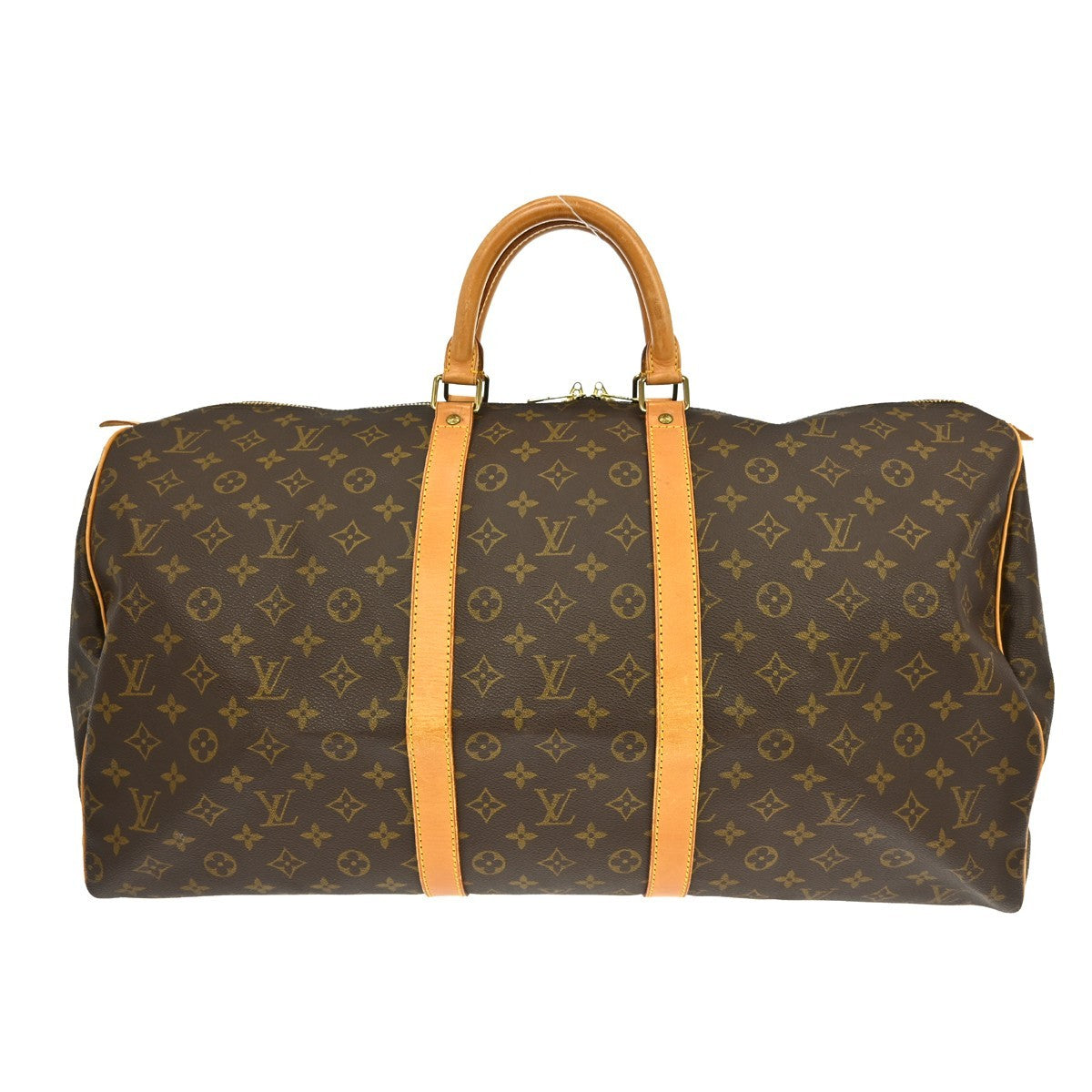 Louis Vuitton Louis Vuitton Keepall Bag Monogram Canvas Brown Canvas Travel Bag Bag (Pre-Loved)