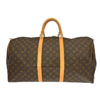 Louis Vuitton Louis Vuitton Keepall Bag Monogram Canvas Brown Canvas Travel Bag Bag (Pre-Loved)