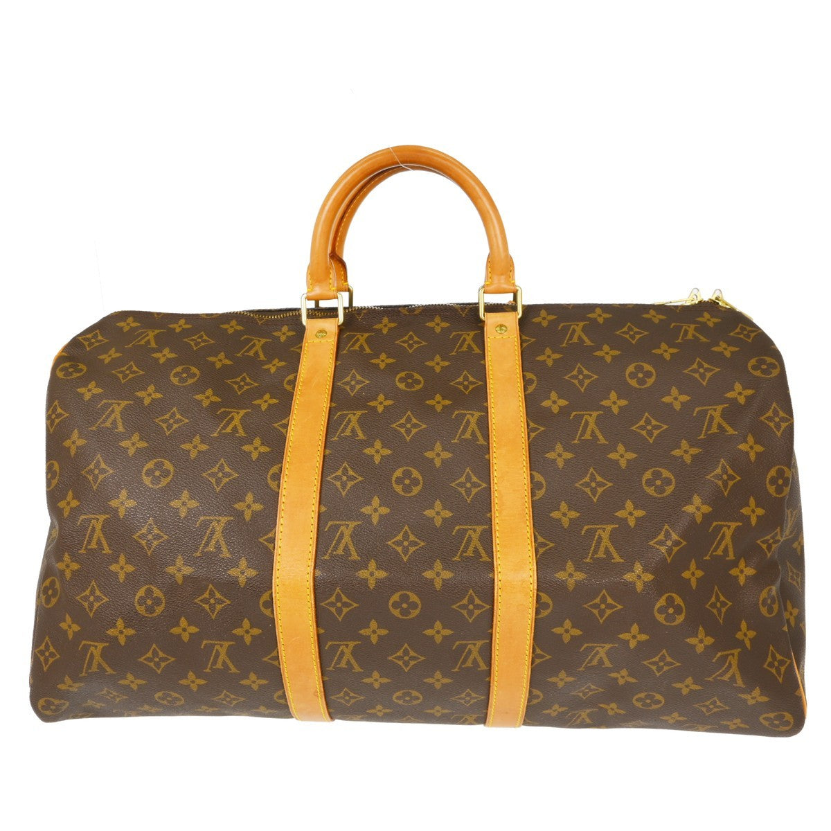 Louis Vuitton Louis Vuitton Keepall Bag Monogram Canvas Brown Canvas Travel Bag Bag (Authentic Pre-Loved)