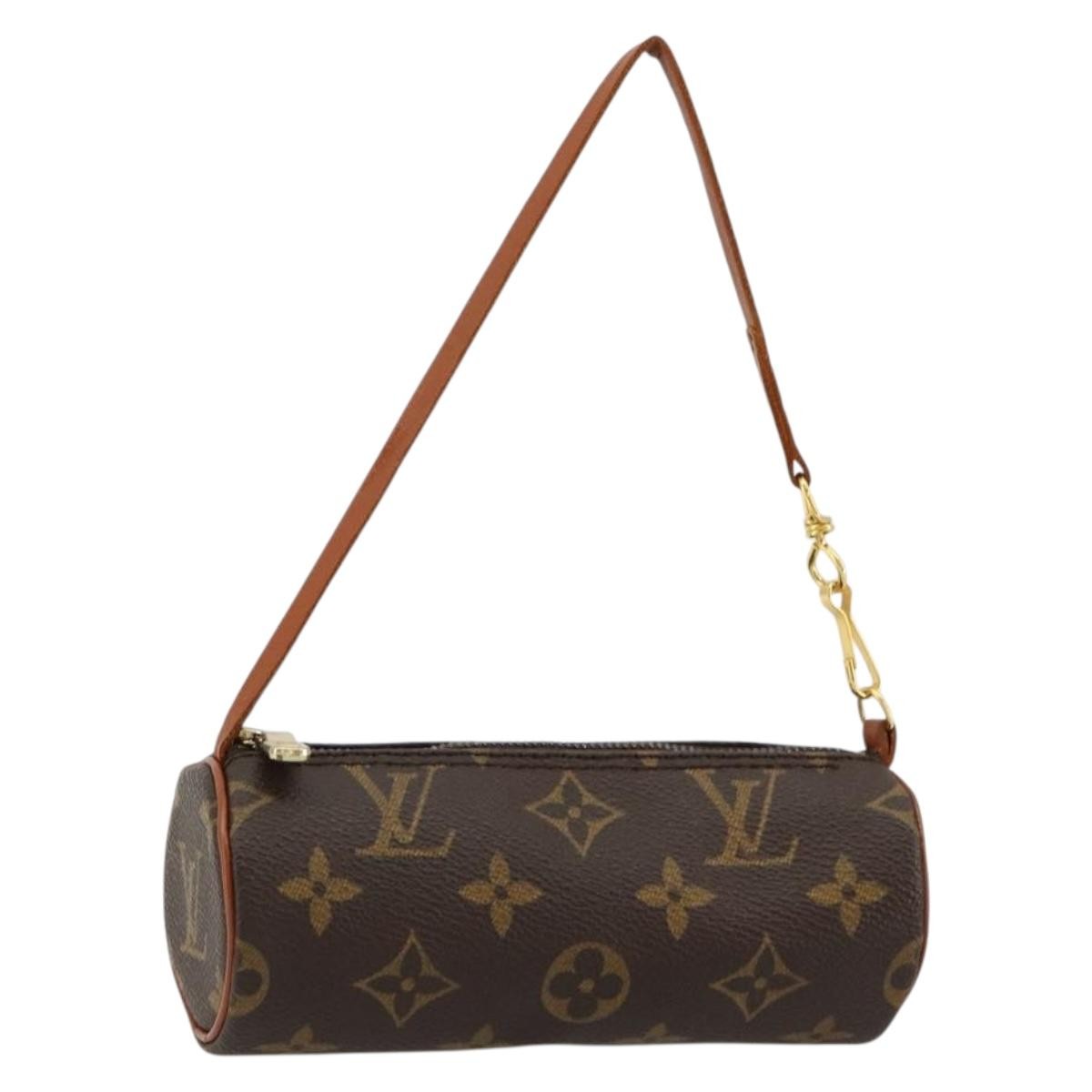 Louis Vuitton Papillon Pochette Monogram Canvas Brown Canvas Clutche & Pouche Bag (Authentic Pre-Loved)
