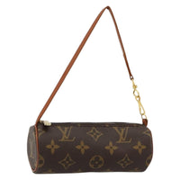Louis Vuitton Papillon Pochette Monogram Canvas Brown Canvas Clutche & Pouche Bag (Authentic Pre-Loved)