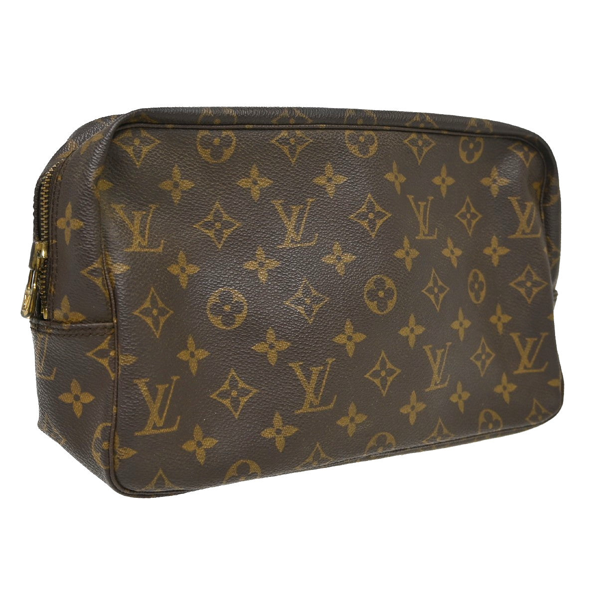 Louis Vuitton Louis Vuitton Trousse Toilette Monogram Canvas Brown Canvas Clutche & Pouche Bag (Authentic Pre-Loved)
