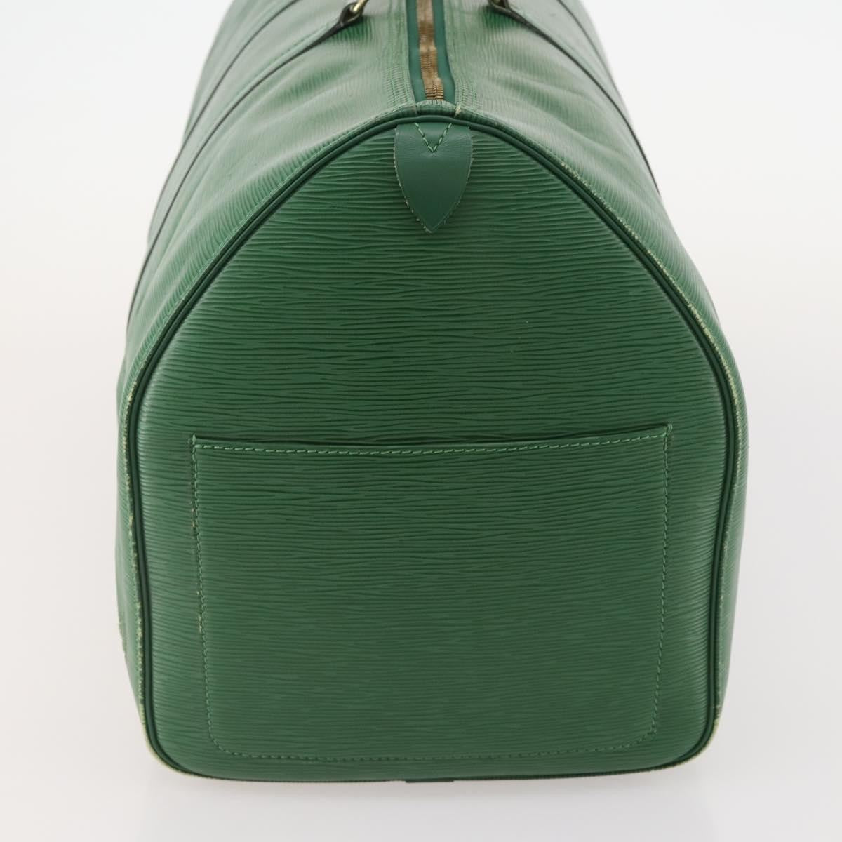 Louis Vuitton Louis Vuitton Keepall Bag Epi Leather Green Leather Travel Bag Bag (Pre-Loved)