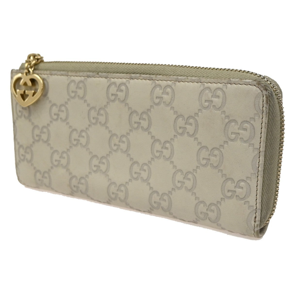 小物 GUCCI Soho Interlocking G Zip Wallet Gucci Interlocking G Zip Around Wallet (Outlet) Leather Beige