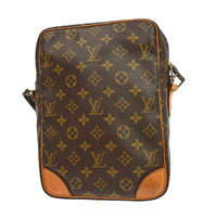 Louis Vuitton Danube Handbag Monogram Canvas Brown Canvas Shoulder Bag Bag (Pre-Loved)