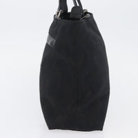 Salvatore Ferragamo Salvatore Ferragamo Gancini Tote Gancini Canvas Black Canvas Tote Bag Bag (Pre-Loved)